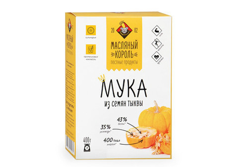 Мука тыквенная Масляный король, 400г