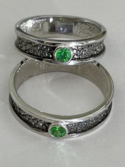 Обручальное И (кольцо из серебра)