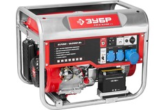 Генератор бензиновый Зубр ЗЭСБ-6200-ЭА - [5.7 кВт / 220V]