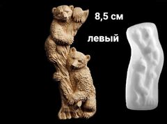 Силиконовый молд Медведи ( молд левый) малый