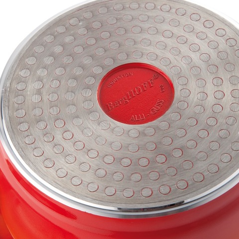 Кастрюля с крышкой 24см 4,6л Virgo Orange