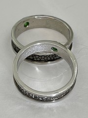 Обручальное И (кольцо из серебра)