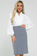 Юбка Лаура (сине-белая) Ю12871-8М LT Collection