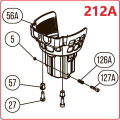 Запчасть №212A для HGSR. Кожух в сборе