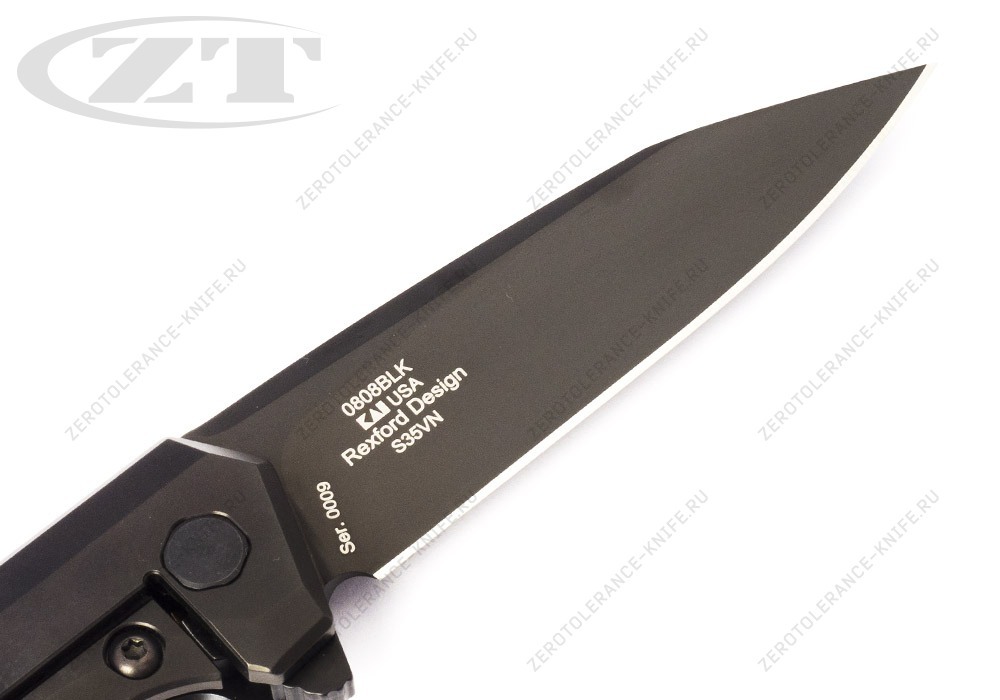 Нож Zero Tolerance 0808BLK First 9 Rexford - фотография 