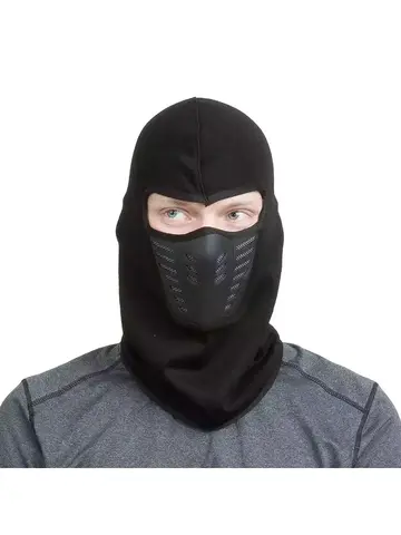 Балаклава с маской (черная) (А)