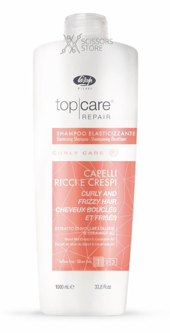 Тор Care Repair Elasticising Shampoo Curly and Frizzy Hair | Разглаживающий шампунь для вьющихся и непослушных волос 1000 мл