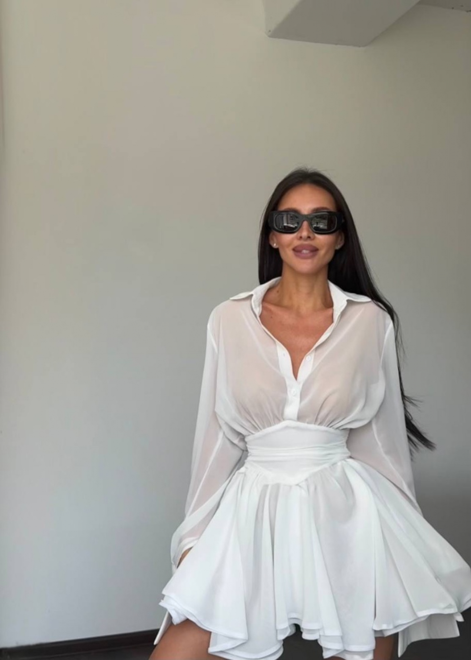 Платье «ураган катрин», белый