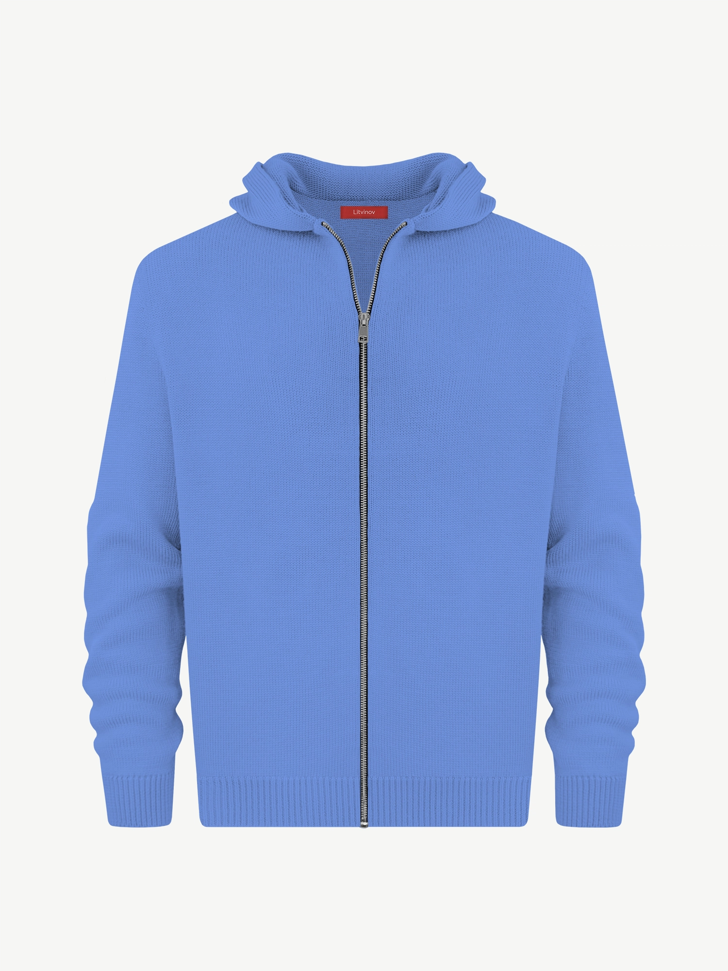 Толстовка на замке из экохлопка