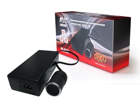 Преобразователь напряжения (сетевой адаптер) 220/12V AVS IN-2210 Преобразователь напряжения (сетевой адаптер) 220/12V AVS IN-2210