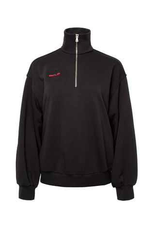 «Half Zip in love» Толстовка с вышивкой.