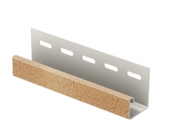 Джей профиль Ю-пласт Стоун-Хаус S-Lock Клинкер Балтик Светлая медь 3,05м