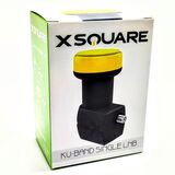 Конвертер на 1 выход CR-01 круговой поляризации XSQUARE для Триколор / НТВ-ПЛЮС UHD / Конвертор спутниковый SINGLE 1 LNB CIRCULAR 4K Full HD НТВ+