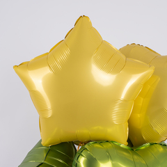 Г 18''/46 см, Звезда, Сатин, Желтый банан, 1 шт.