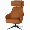 Кресло Stena коричневая экокожа