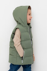 жилет  для мальчика  ВК 35018/4 ГР (128-152)