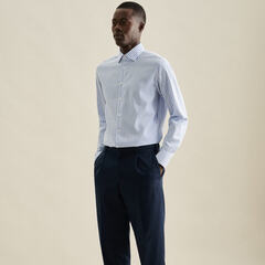 Сорочка мужская Seidensticker Shaped Fit 01.843550-13 в синюю полоску