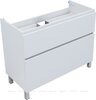 Aquanet 344125 Компл.2 - Тумба Вега 100 напольная 2 ящ. цв. белый глянец (344125)