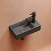 Ceramica Nova Element CN6051RMDH Умывальник подвесной прямоугольный (чаша справа, отверстие под смеситель слева), 41.7x21.7, цвет: темный антрацит матовый
