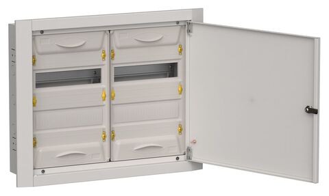 TITAN 5 Корпус мет. ЩРв-48 (2х24) 505х625х130 IP31 сер IEK