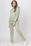 Утепленный спортивный костюм для беременных и кормящих 11885 шалфей
