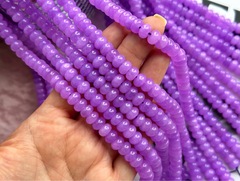 Нить бусин из кварца 8мм, рондель