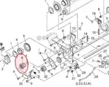 Шестерня 20/29T Konica Minolta Drive Gear /F bizhub PRESS C6000/PRO C6000L (A1DU808600)