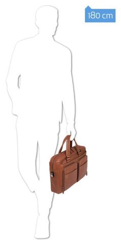 Сумка Piquadro Black Square, тёмно-коричневый (CA2849B3/TM)