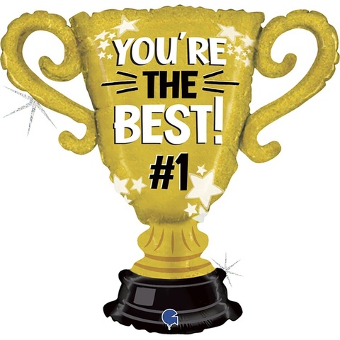 Фигура гелиевая YOU'RE THE BEST Кубок чемпиона
