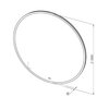 Aquanet 334364 Зеркало Арт D 1000 LED RGB (334364)