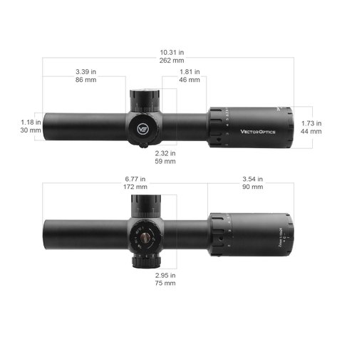 VECTOR OPTICS ZALEM 1-10x24 SFP