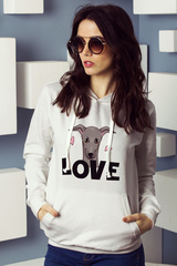 Толстовка "Левретка - LOVE"