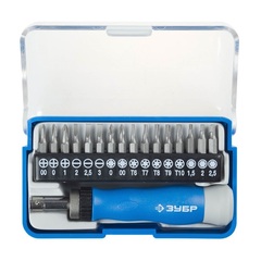 ЗУБР 17 предм., реверсивная отвертка для точных работ (25626-H17)