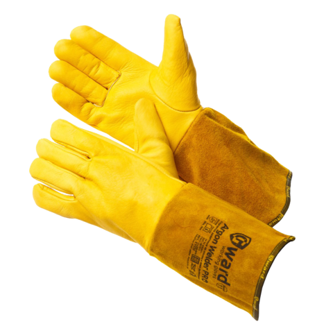 Краги спилковые GWARD Argon Welder Pro (желтые)