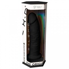 Фаллоимитатор с двойной плотностью Model 2 от SILEXD черный (22,8*5,4 см)