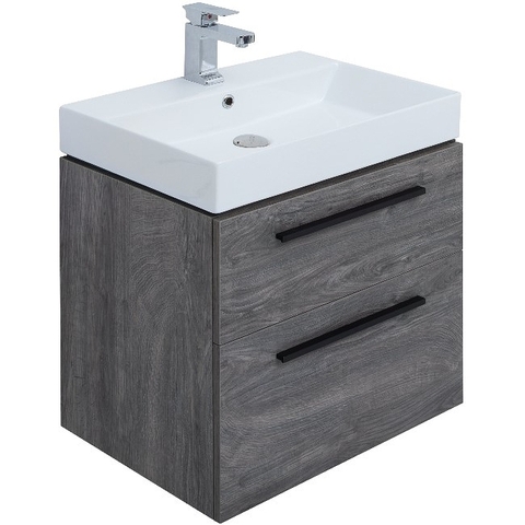 Aquanet 242278 Компл.1 - Тумба Nova 60 2 ящ. цв.дуб рошелье (242278)