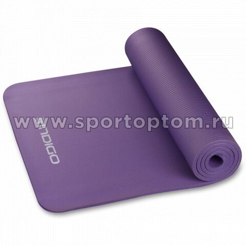 Коврик для йоги и фитнеса INDIGO NBR 183*61*1,5 см Сиреневый
