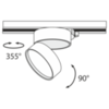 Трековый светильник Technical ONDA TR007-1-18W3K-W