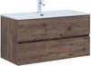 Aquanet 334188 Компл.2 - Тумба Алвита new 100 цв.дуб веллингтон табак (334188)