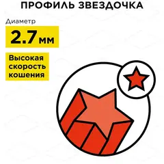 Корд триммерный на катушке DDE 