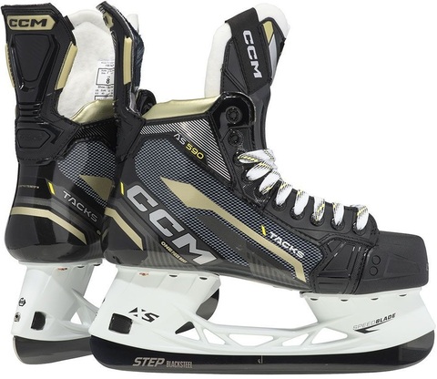 Коньки CCM TACKS AS-590 SR 7 WIDE с лезвиями STEP STEEL