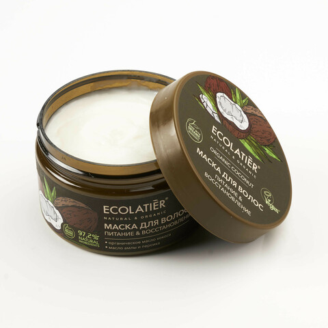 Ecolatier green ORGANIC COCONUT Маска для волос Питание & Восстановление , 250мл