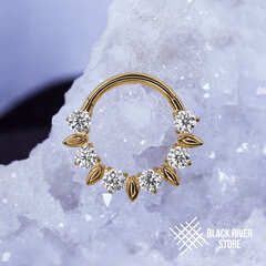 Кликер Spring Crystal PVD Yellow 1.2мм