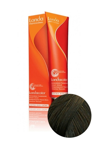 Краска для волос LondaColor Интенсивное тонирование 6/71 темный блонд коричнево-пепельный, Londa Professional
