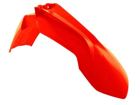 Крыло переднее KTM SX/SXF125-450 13-15 # SX250 13-16 # EXC-EXCF 14-16 вентилируемое оранжевое неон