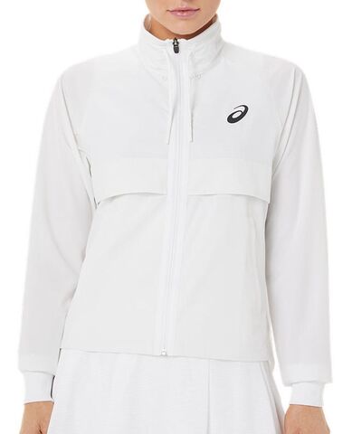 Женская толстовка Asics Womens Match Jacket - brilliant white