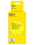 Картридж T2 IC-CCLI-521Y для Canon PIXMA iP3600, 4600, MP540, 620, 630, 980, желтый, с чипом