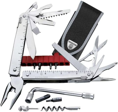 Мультитул Victorinox SwissTool CS Plus, 115 mm, 37 функций, нейлоновый чехол (3.0338.N)