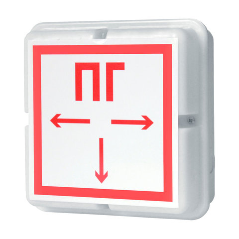 Световые пожарные указатели PL EML 3.0 с пиктограммой пожарный гидрант