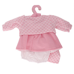 Munecas Antonio Juan Одежда для кукол и пупсов 30-35 см, болеро вязаное, шапка, трусики (91033-25)